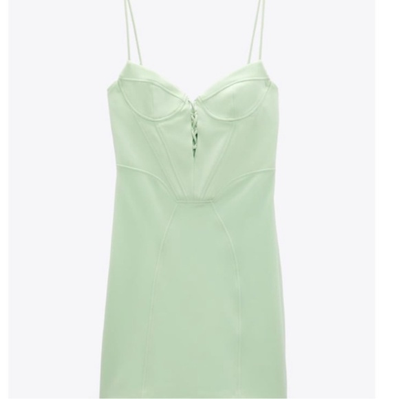 BNWT Zara Corset Style Dress Sz S - Picture 9 of 10